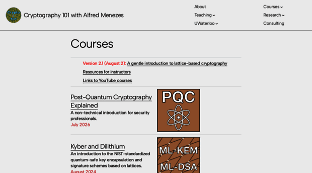 cryptography101.ca