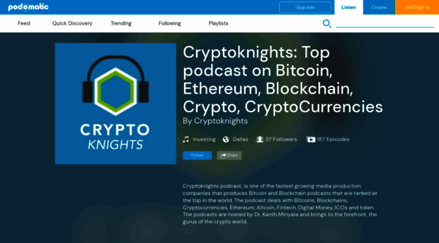 cryptoknights.podomatic.com