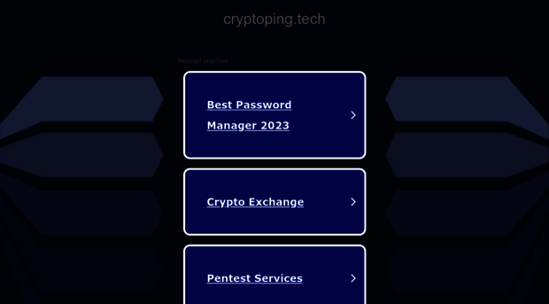 cryptoping.tech