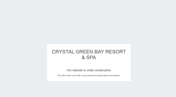 crystal-green-bay-resort-spa.hotelrunner.com