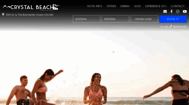 crystalbeachhotel.com