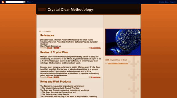 crystalclearmethodology.blogspot.com