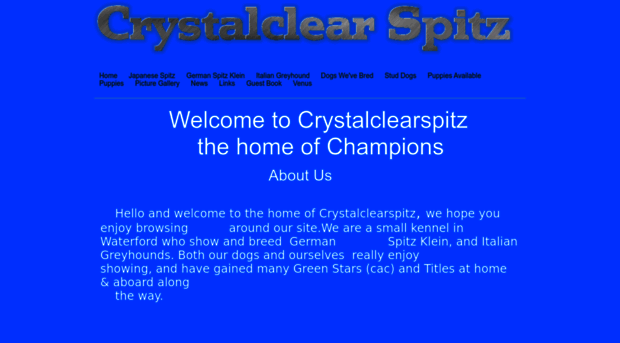 crystalclearspitz.com