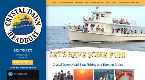 crystaldawnheadboat.com