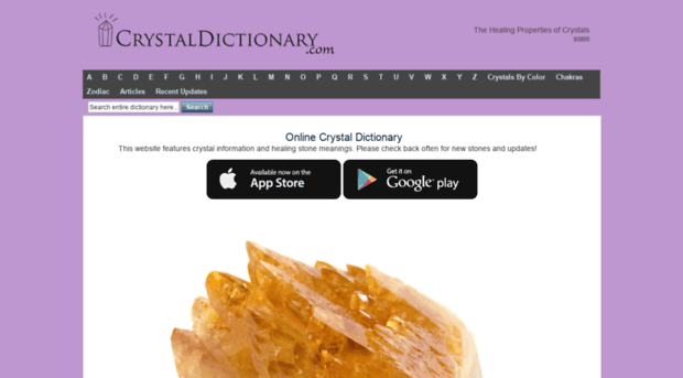 crystaldictionary.com