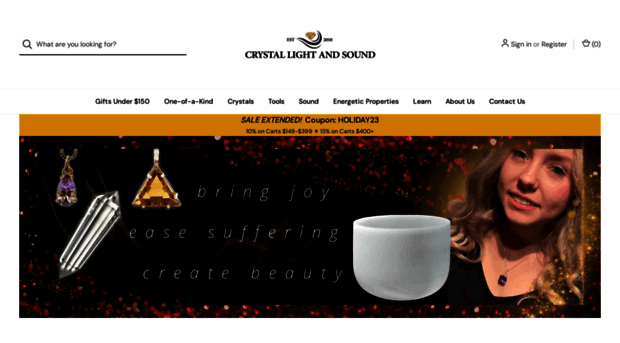 crystallightandsound.com