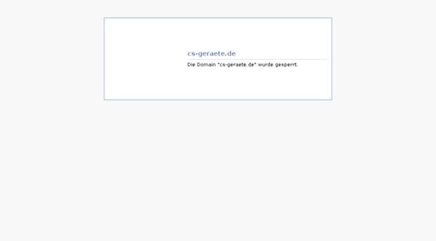 cs-geraete.de