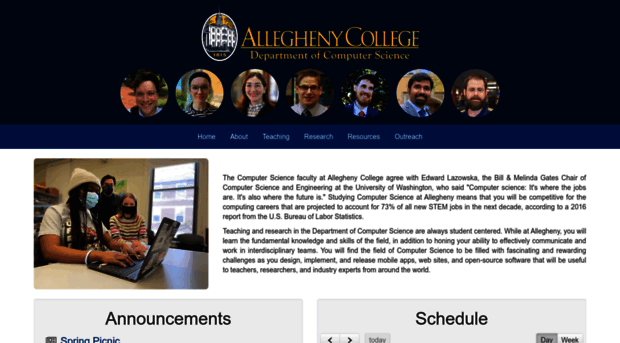 cs.allegheny.edu