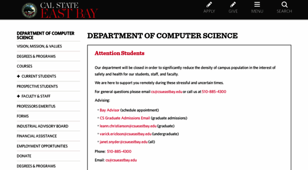 cs.csueastbay.edu