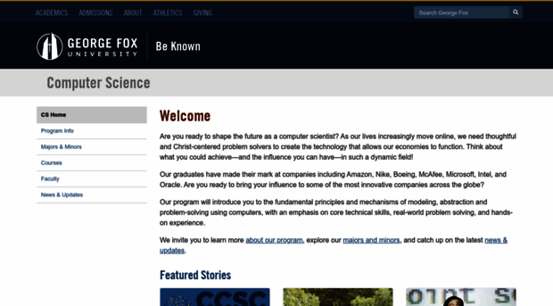 cs.georgefox.edu