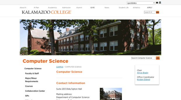 cs.kzoo.edu