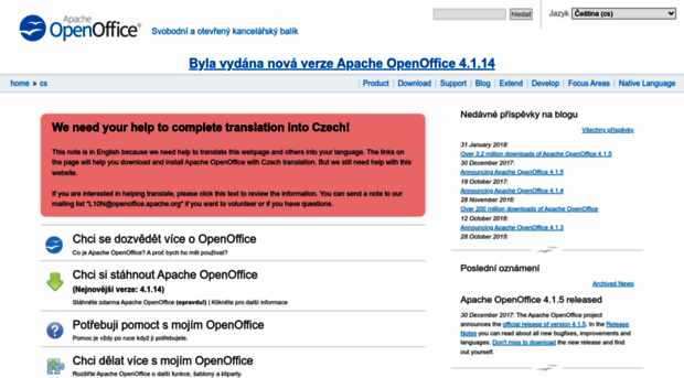 cs.openoffice.org