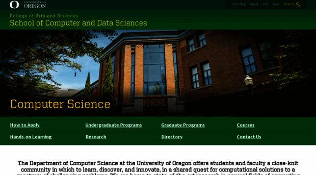 cs.uoregon.edu