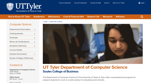 cs.uttyler.edu