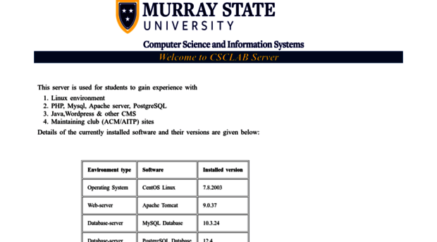 csclab.murraystate.edu