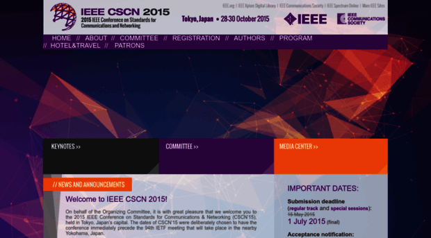 cscn2015.ieee-cscn.org