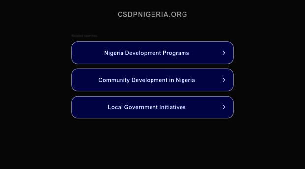csdpnigeria.org