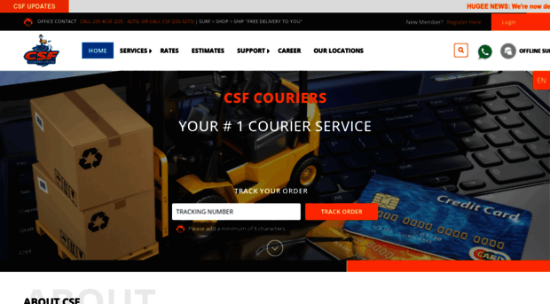 csfcouriersltd.com