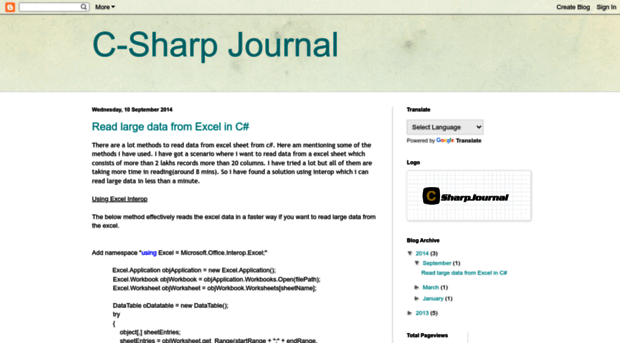 csharpjournal.blogspot.se