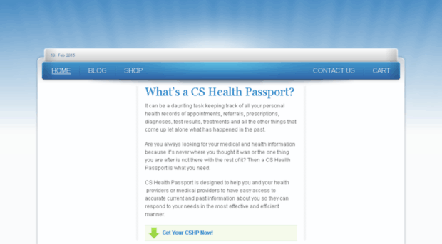 cshealthpassport.com