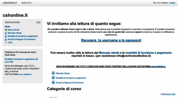 cshonline.it