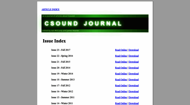 csoundjournal.com