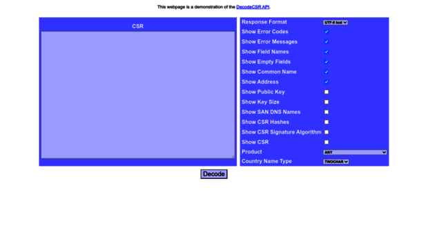 csrdecoder.com