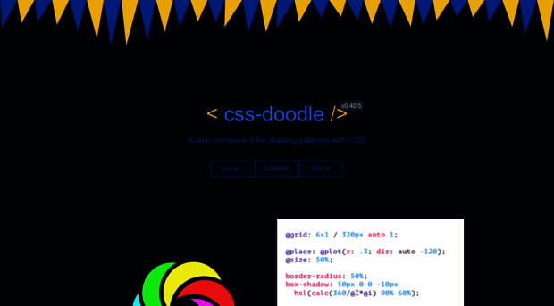 css-doodle.com