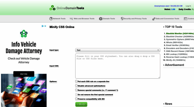 css-minify.online-domain-tools.com