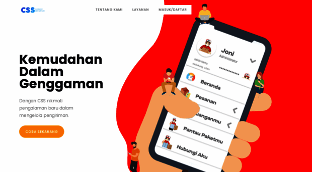 css.jne.co.id - CSS - Customer Self Service - CSS Jne