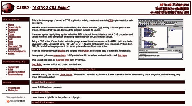 cssed.sourceforge.net