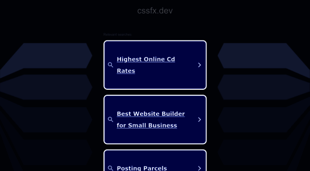 cssfx.dev