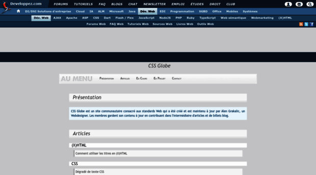 cssglobe.developpez.com