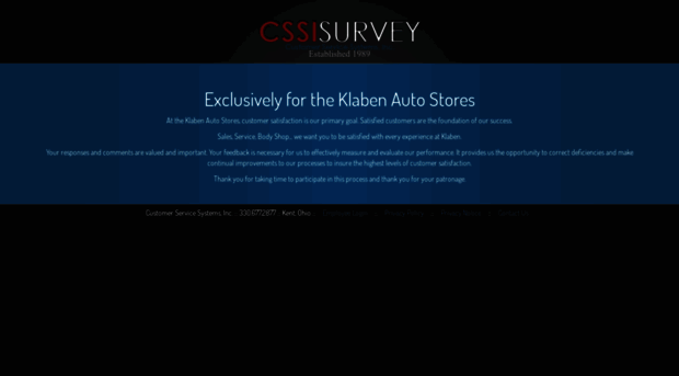 cssisurvey.com