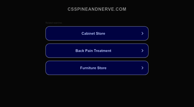 csspineandnerve.com