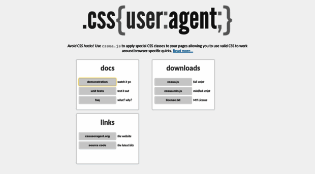 cssuseragent.org