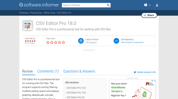 csv-editor-pro.software.informer.com