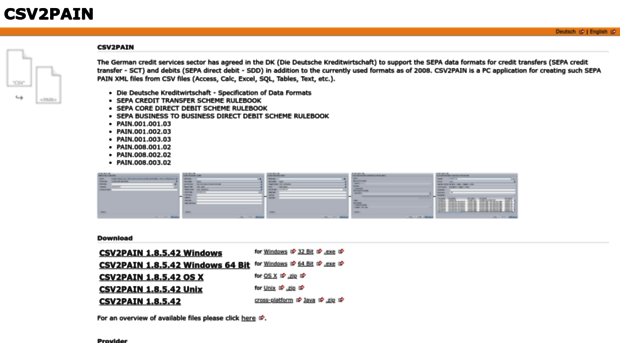 csv2pain.de