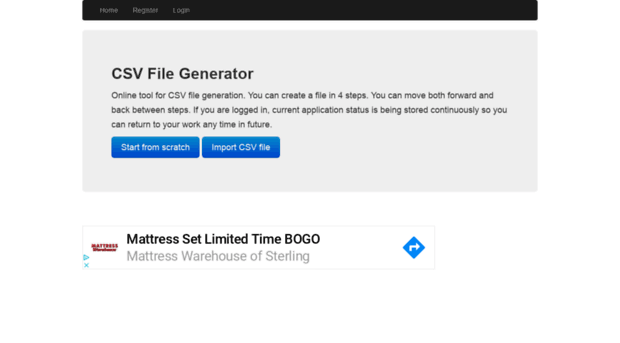 csvgenerator.com