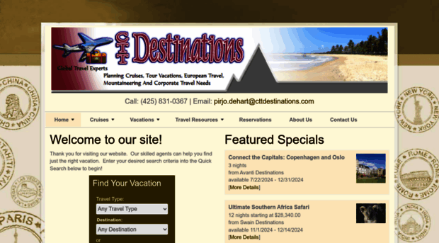 cttdestinations.com