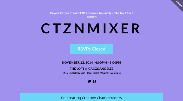 ctznmixer.splashthat.com