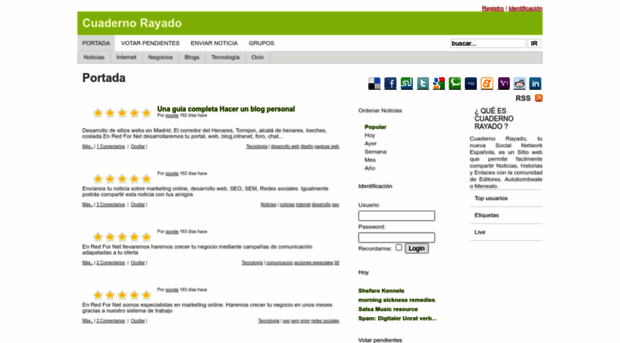 cuadernorayado.com