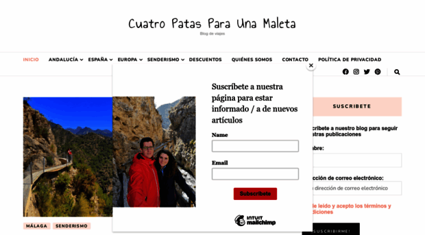 cuatropatasparaunamaleta.com