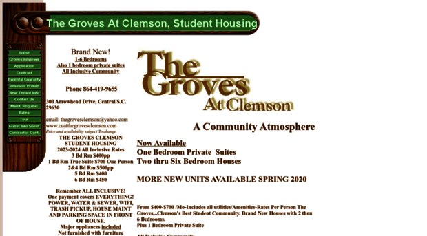 cuatthegrovesclemson.com