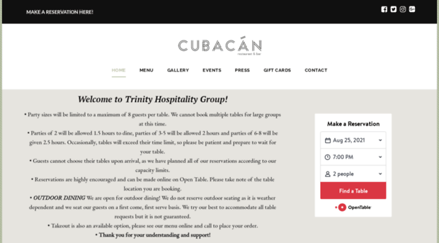 cubacanrestaurant.com