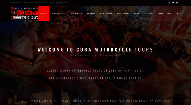cubamotorcycletours.com