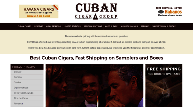 cubancigargroup.com