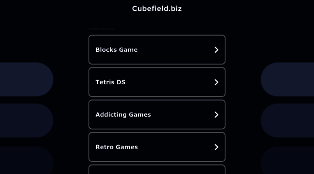 cubefield.biz