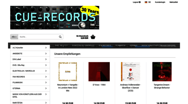 cue-records.com