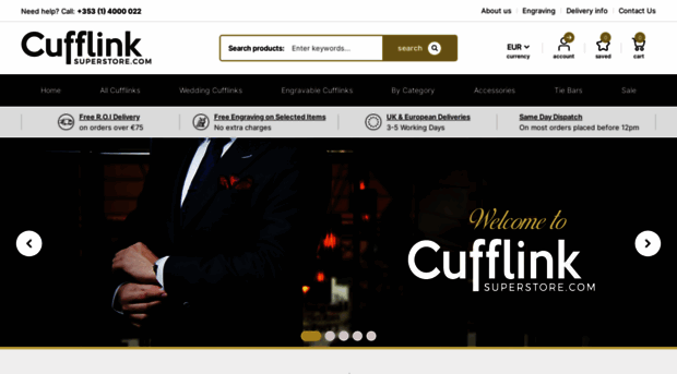 cufflinksuperstore.com